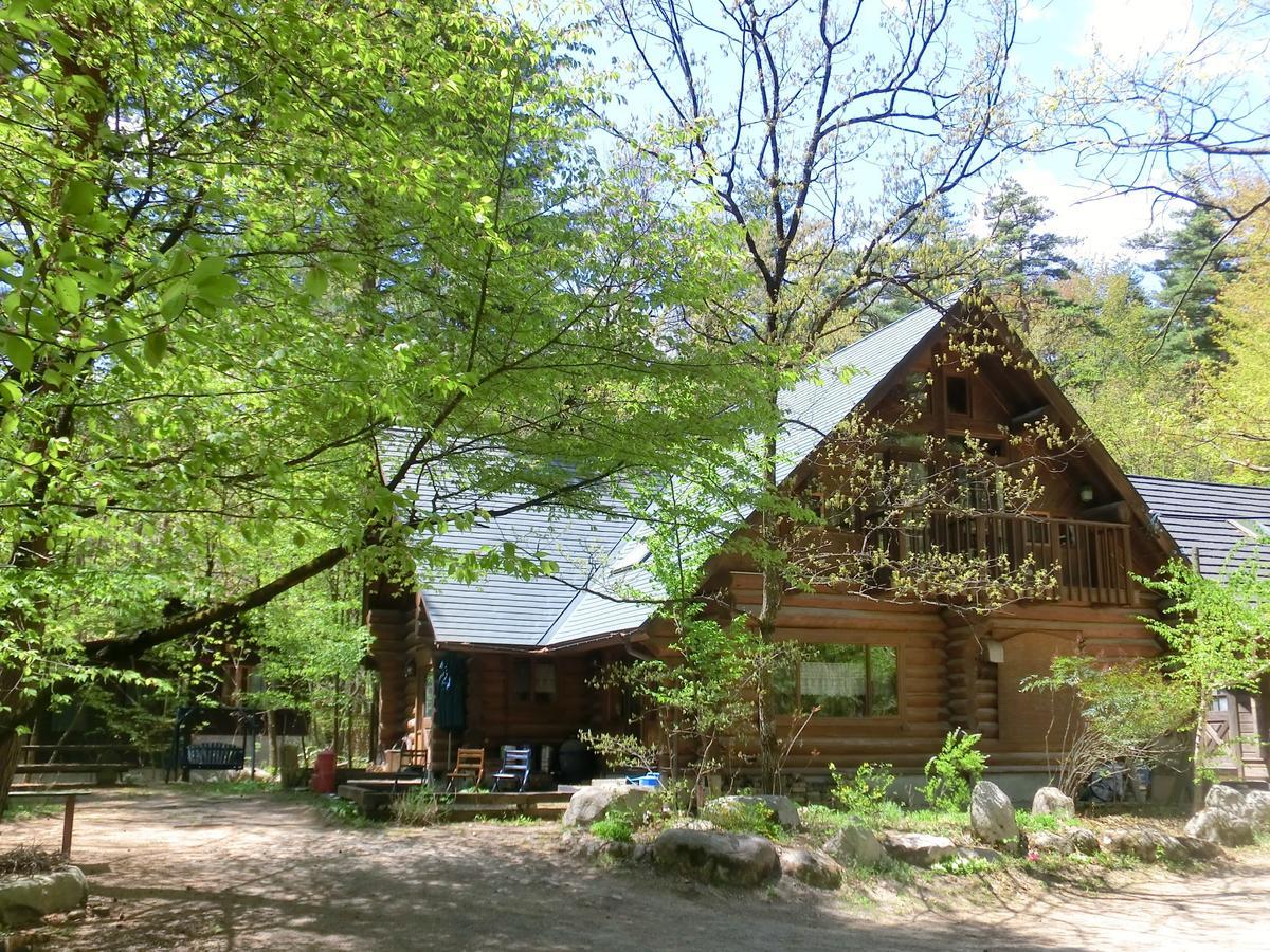 Canadian Loghouse Inn Azuminoyujin Exteriör bild