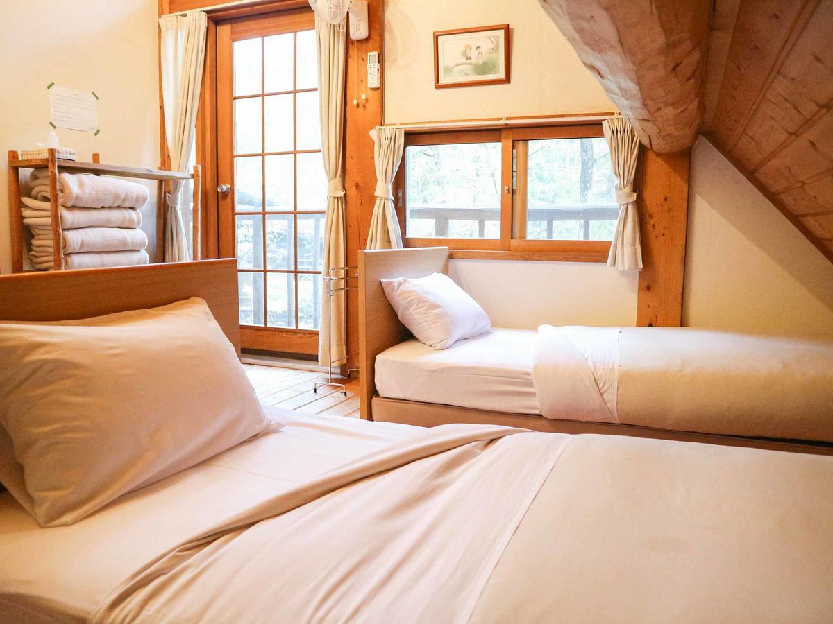 Canadian Loghouse Inn Azuminoyujin Exteriör bild